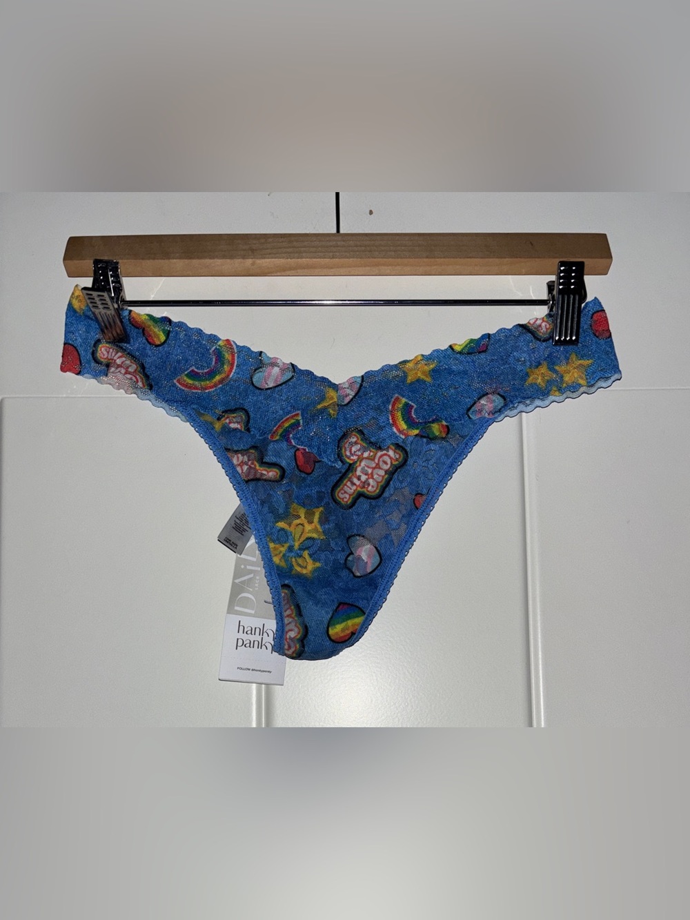 Hanky Panky Original Rise Thong In Daily Lace Women XL NEW Seamless Colorful